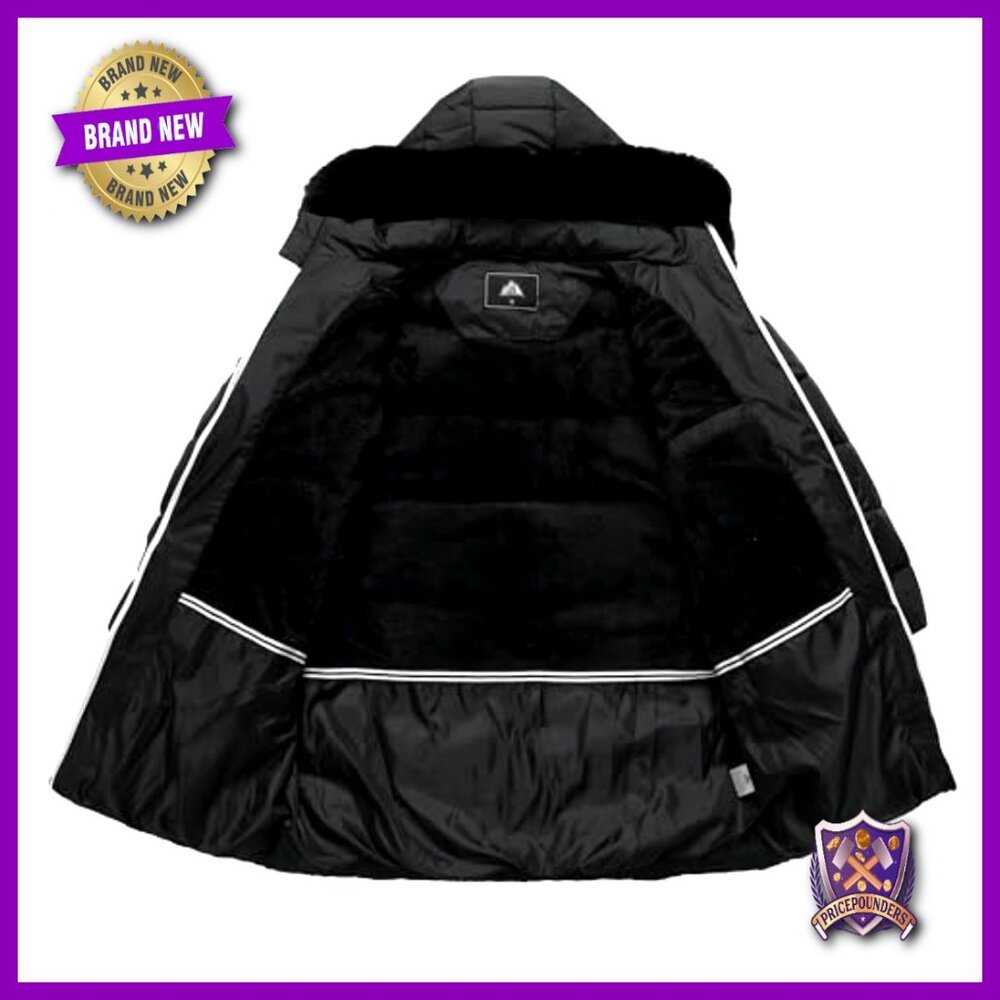 Plus Size Winter Down Puffer Jacket Waterproof Wi… - image 4